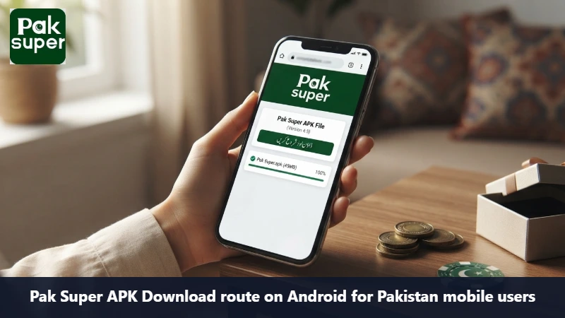 Pak Super APK Download route on Android for Pakistan mobile users